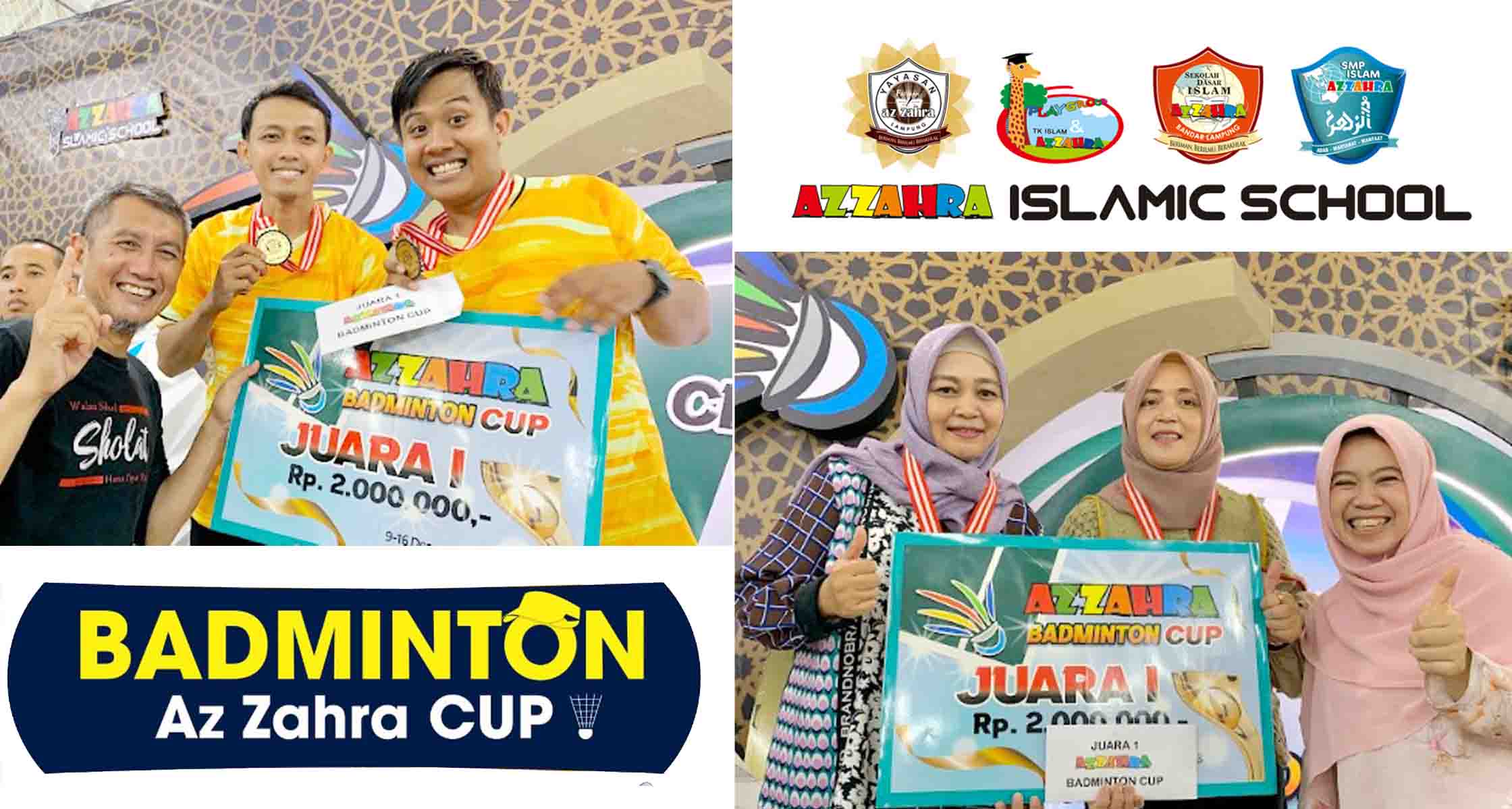 Alhamdulillah, Turnamen Badminton Az Zahra Cup Sukses Digelar 1 badmin