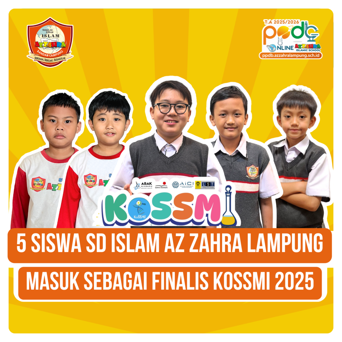 5 siswa sd islam az zahra