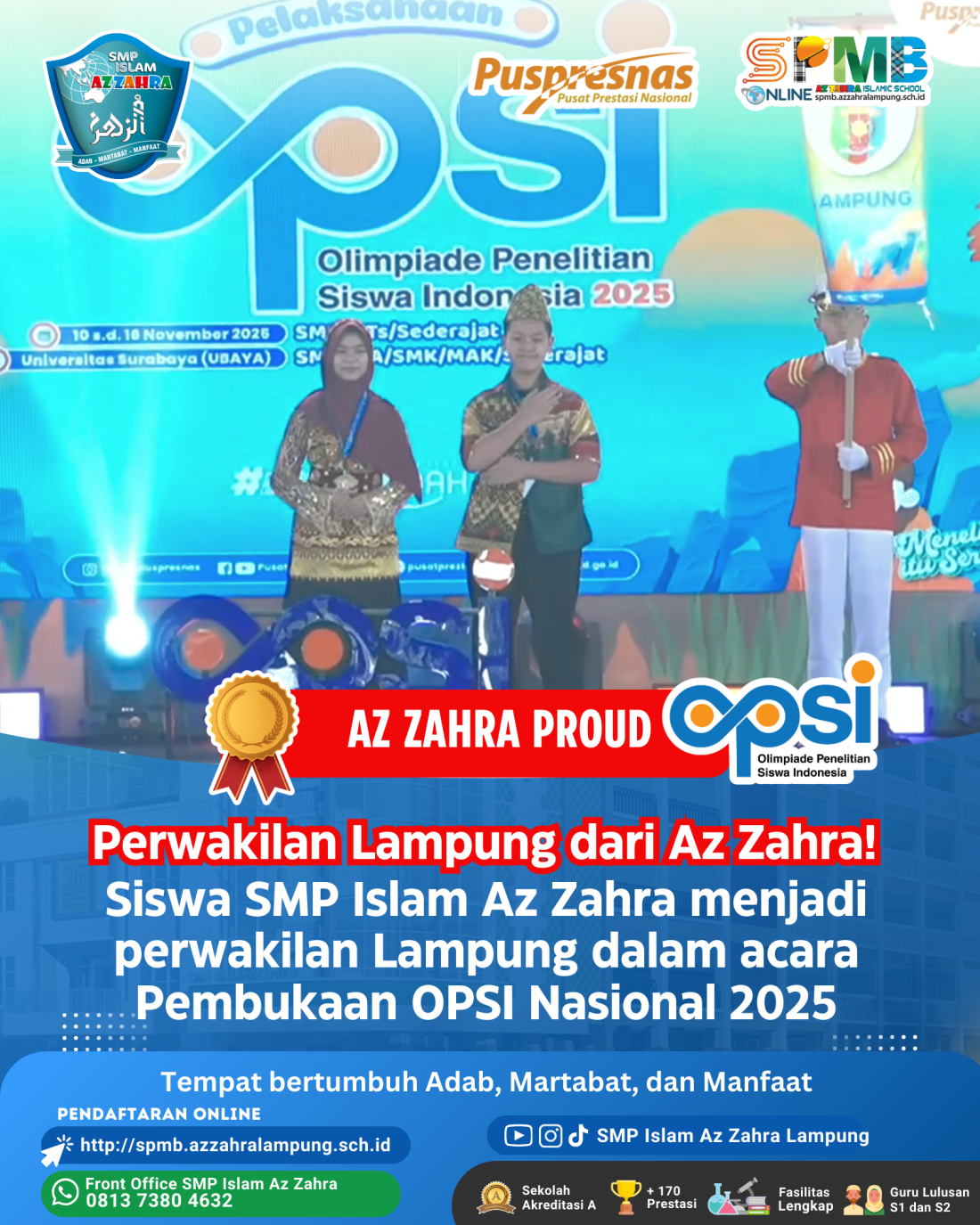 Pembukaan Olimpiade Penelitian Siswa Indonesia